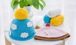 完美叶子编织帽子